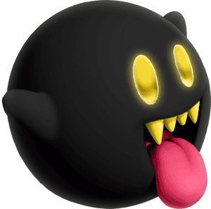Transparent Boo Mario Png - Super Mario Galaxy Black Boo, Png Download PNG image with transparent background