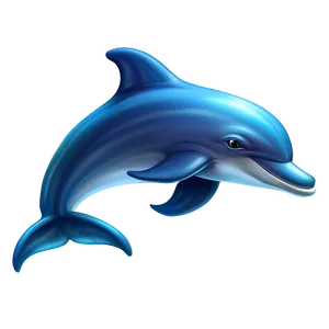 Playful Cartoon Dolphin Drawing Png Xqy PNG Image