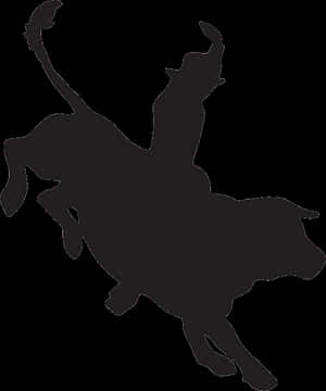 Transparent Wrestlers Clipart - Bull Rider Silhouette Png, Png Download PNG image with transparent background