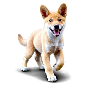 Playful Dingo Puppy Png Jfq PNG Image