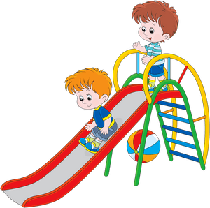 Playground Clipart Teacher - Mat Slide Clipart, HD Png Download PNG
