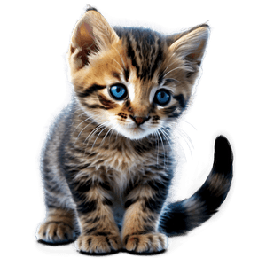 Playful Kitten PNG 05232024 PNG