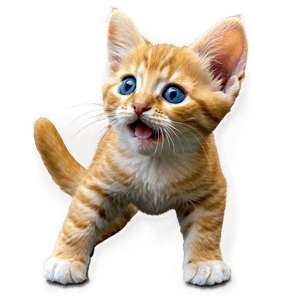 Playful Kitten PNG 37 PNG image with transparent background
