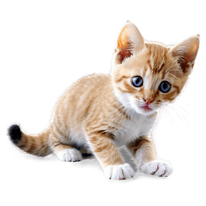 Playful Kitten PNG pgw PNG image with transparent background