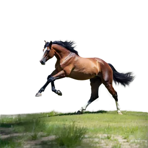 Playful Mustang Horse Scene Png Gex9 PNG Image