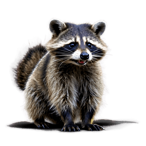 Playful Raccoon PNG ymv74 PNG image with transparent background