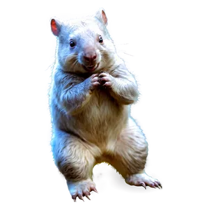 Playful Wombat Png 06252024 PNG Image