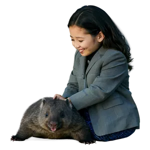 Playful Wombat Png Swt PNG Image