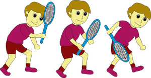Playing Badminton Child Badminton Gif, HD Png Download PNG image with transparent background