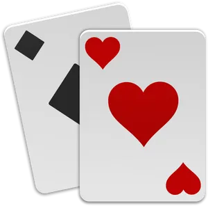 Playing Cards Ace Spades Heart PNG Image