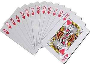 Playing Cards Spread Kingof Hearts PNG Image