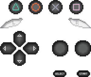Playstation Buttons Resized - Graphic Design, HD Png Download PNG image with transparent background