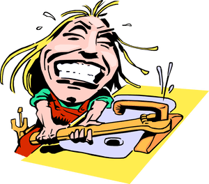 With Pipe Wrench Vector - Maintenance Cartoon, HD Png Download PNG image with transparent background