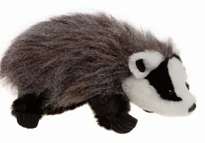 Plush Badger Toy PNG Image