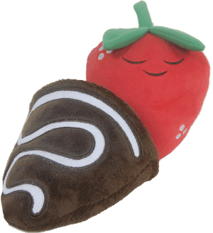 Berry Out Original - Chocolate Covered Strawberry Plush, HD Png Download PNG image with transparent background