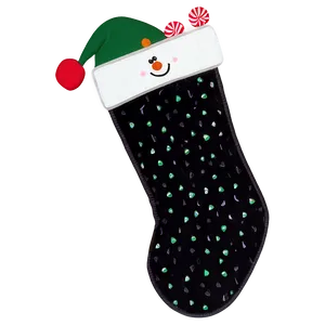 Plush Christmas Stocking Png Bld PNG Image