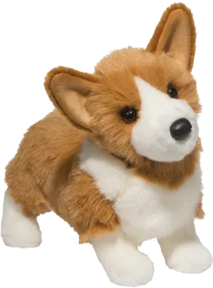 Plush Corgi Toy PNG Image