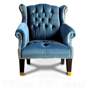 Plush Velvet Armchair PNG 06262024 PNG image with transparent background