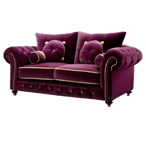 Plush Velvet Sofa PNG 40 PNG