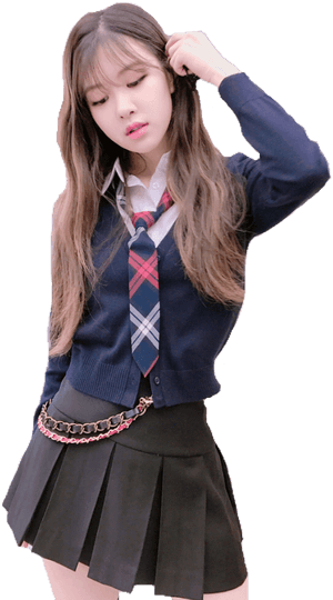 #png #blackpink #rosé #rose #kpop#freetoedit - Rose Blackpink School Uniform, Transparent Png PNG image with transparent background