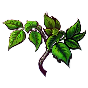 Poison Ivy Tattoo Design Png Yax PNG Image