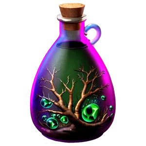 Poison Potion Bottle Png Cjn PNG Image