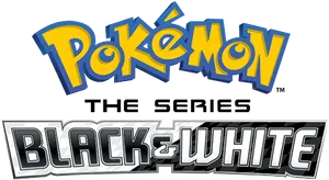 Pokemon Blackand White Logo PNG Image