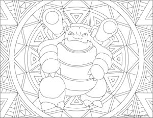 Pokemon Mandala Coloring Pages, HD Png Download PNG image with transparent background