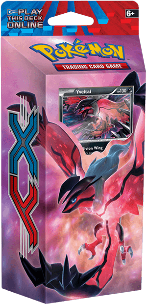 Pokemon T C G Yveltal Deck Box PNG image with transparent background