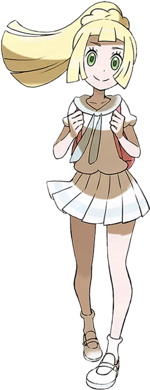 Pokemon Trainer Lass Artwork PNG Image