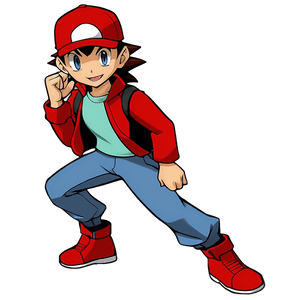 Pokemon Trainer Red PNG ewq PNG image with transparent background