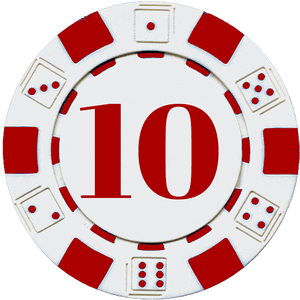 Transparent Blackjack Png - White Blue Poker Chip, Png Download PNG with transparent background
