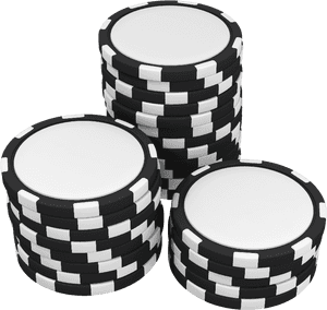 Transparent Chips Clipart - Poker Chips Clipart Black And White, HD Png Download PNG with transparent background