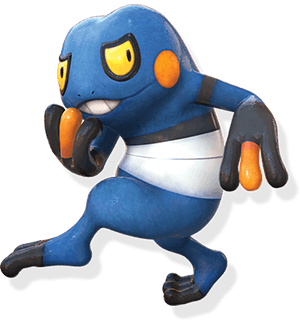 Pokken Tournament Dx Croagunk, HD Png Download PNG image with transparent background