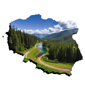 Poland Map Outline PNG gci PNG image with transparent background