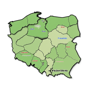 Poland Map Outline PNG jvj40 PNG image with transparent background