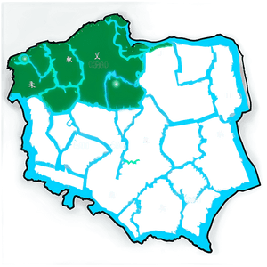 Poland Map Outline PNG olr30 PNG image with transparent background