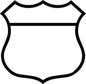 Police Badge Png - Blank Route 66 Signs, Transparent Png PNG image with transparent background