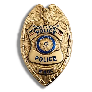 Police Badge Outline Png Fci96 PNG Image