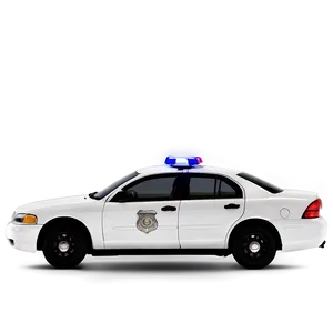 Police Car Outline Png 55 PNG Image