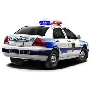 Police Car Outline Png Nfv12 PNG Image