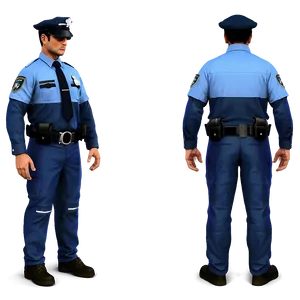 Police Costume Png 06242024 PNG Image
