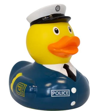 Police Officer Rubber Duck PNG Image