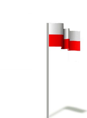 Free Vector Michaelin Flag Poland Wind Clip Art - Poland Flag Gif Png PNG image with transparent background