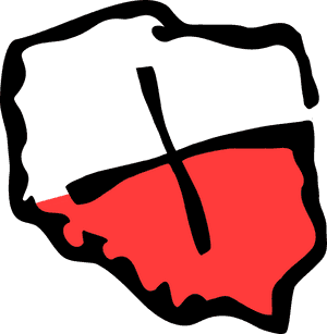 Svg Black And White Geocaching Poland Shape Logo Big - Logo Poland PNG image with transparent background