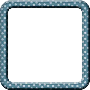 Polka Dot Frame Design PNG Image