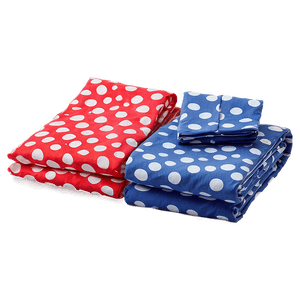 Polka Dot Sheet Set PNG 06242024 PNG with transparent background