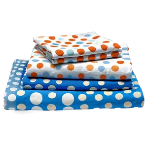 Polka Dot Sheet Set Png Ywv53 PNG Image