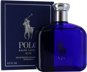 Polo Blue Ralph Lauren Fragrance PNG Image