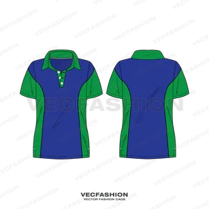 Polo Shirt Template Vector PNG Image